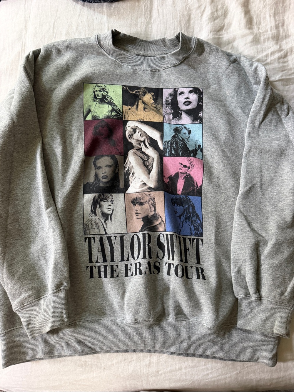 Taylor Swift Eras Tour TTPD Gray Crewneck